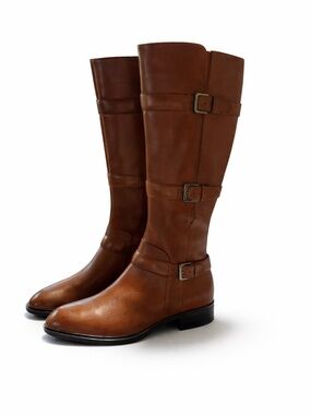ECCO Women’s Chelsea 20" Tall Riding Boots – Cognac – Size 41 – New